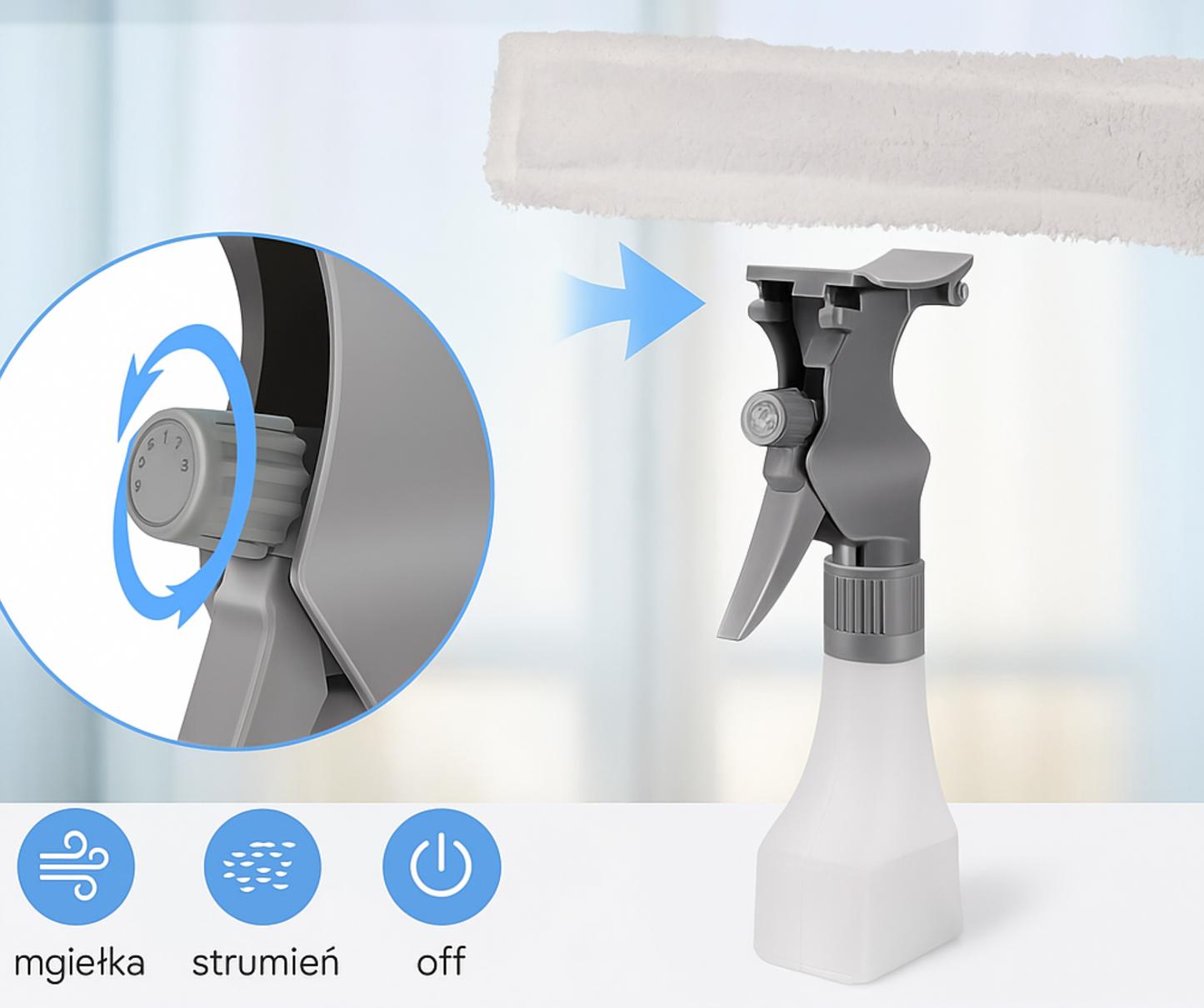 ClearSwipe Innowacyjna ściągaczka do szyb bez smug